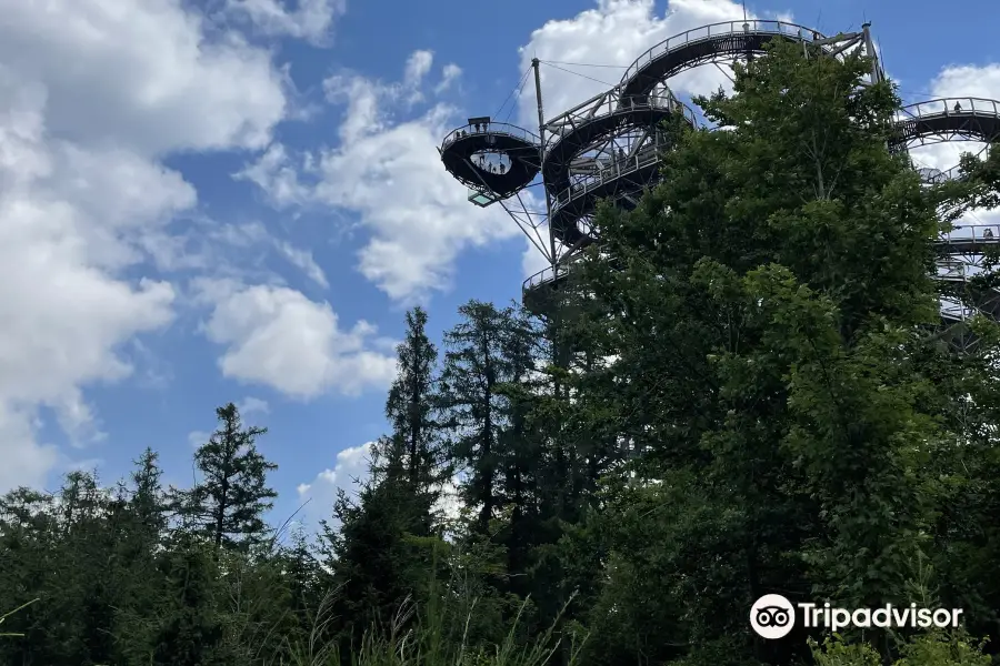 Sky Walk - Aussichtsturm mit Netztunneln und Rutsche