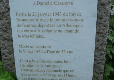 Monument Commémoratif Danielle Casanova