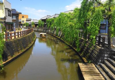 Historic Old Town area in Sawara, Katori