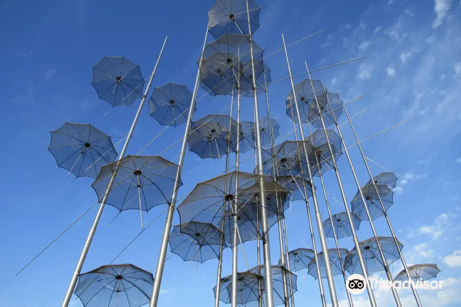 Sculpture des Parapluies