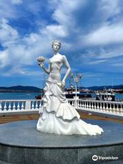 White Bride Sculpture