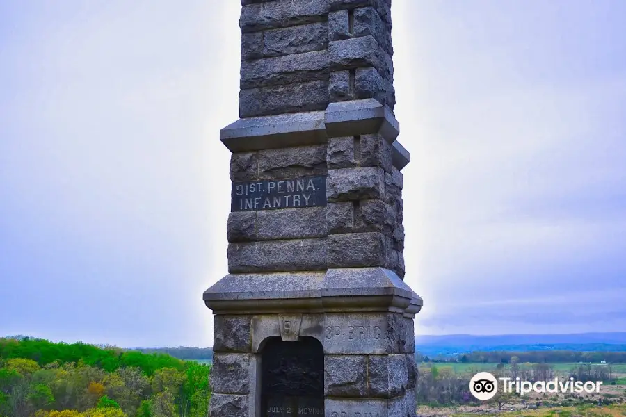 91st Pennsylvania Infantry Monument