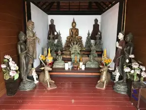 Wat Thep Nimit, the boundary of Siam