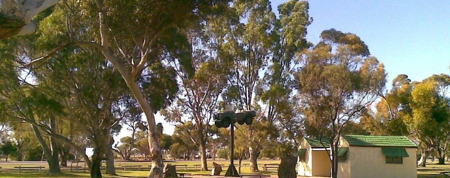 Landrover on a pole