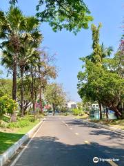 Pavilion in the middle of Bueng Phlan Chai