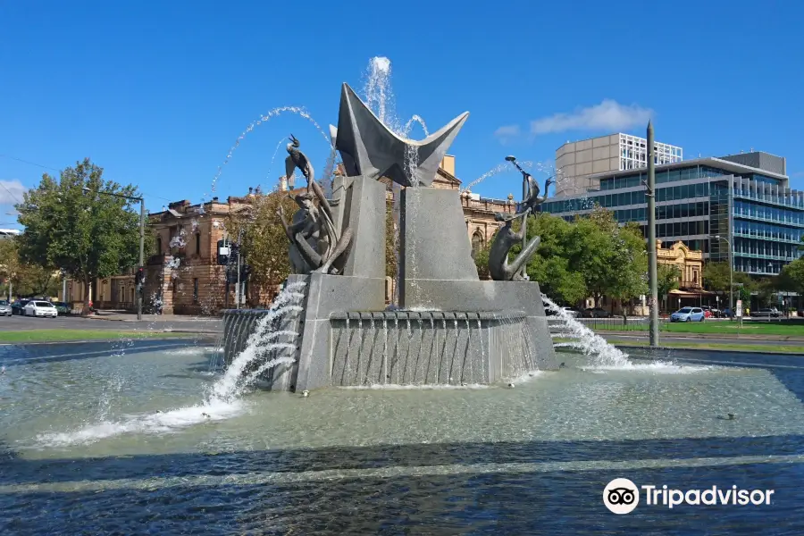 Three Rivers Fountain Adelaide