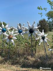 Bowling Ball Yard Art