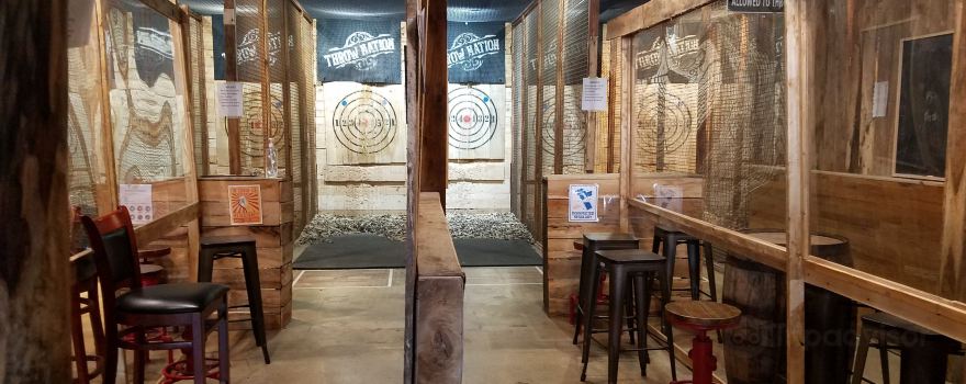 Throw Nation Columbus l Axe Throwing Bar