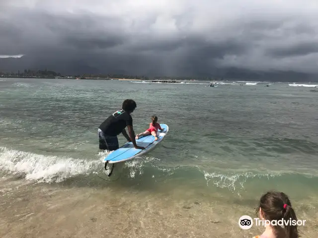 Surfing in Honolulu