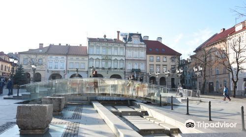 Fountain with a Neptune statue