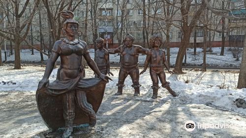 The Bremen Town Musicians Sculpture