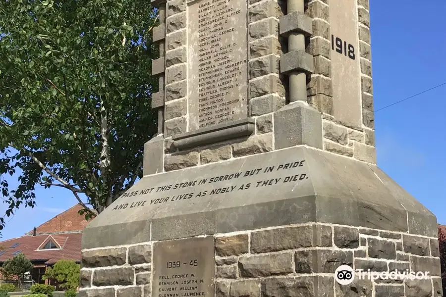 The War Memorial Clock Tower in Hinderwell