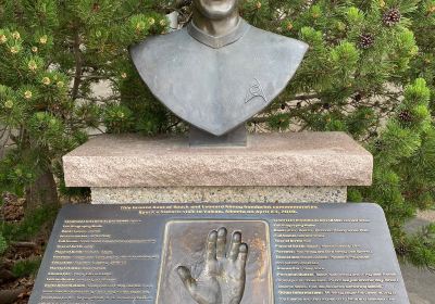 Vulcan Spock Bronze Bust and Handprint