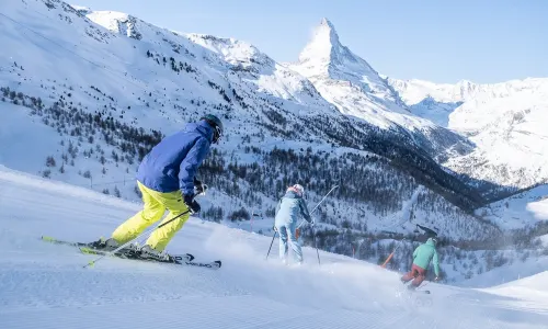 Skiing in Zermatt