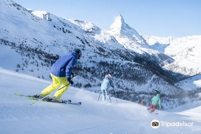 Skiing in Zermatt