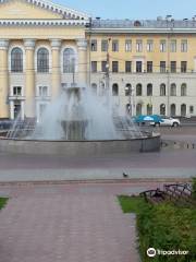 Fountain at Novosobornaya Square