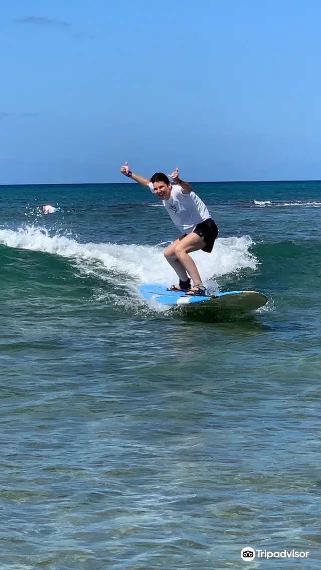Surfing in Honolulu