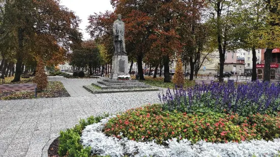 Monument of Henryk Sienkiewicz in Slupsk