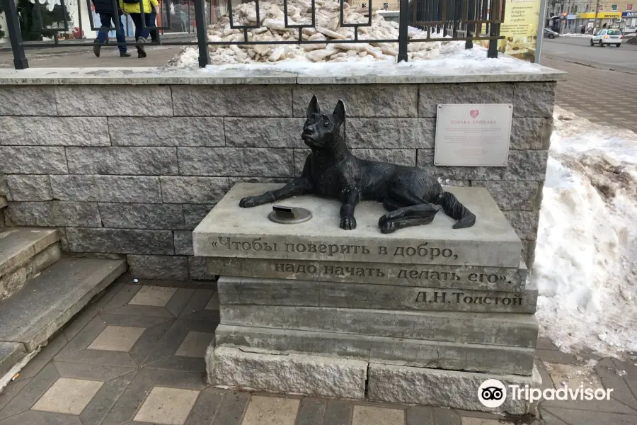 Monument-Moneybox to the Homeless Dog