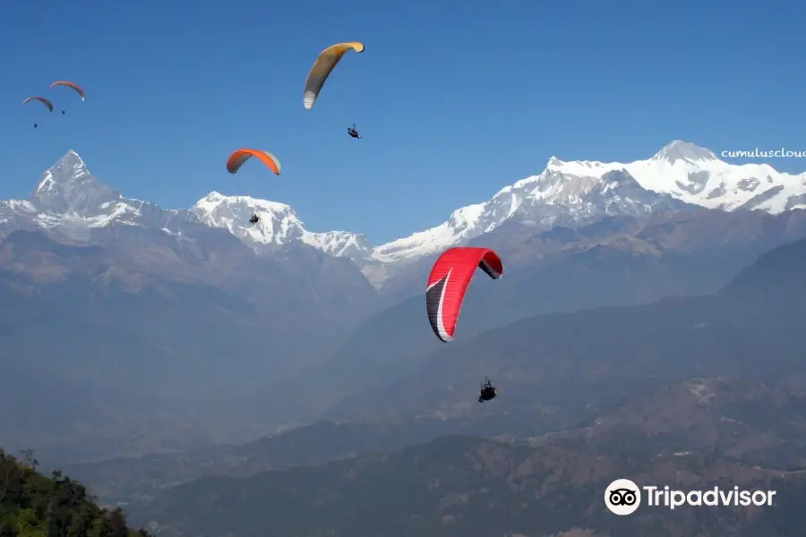 Cumulus Clouds Nepal Paragliding