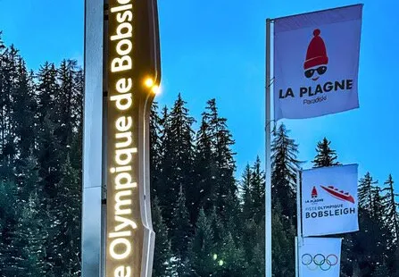 La Plagne Olympic Bobsleigh Track