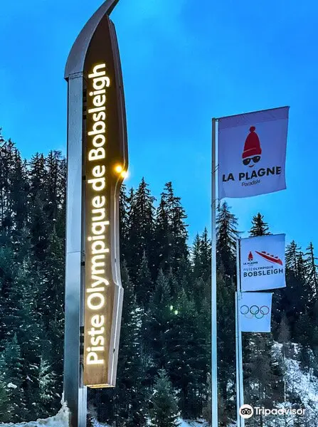 La Plagne Olympic Bobsleigh Track