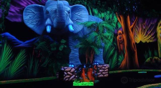 Shankz 3D Black Light Miniature Golf and Pizza