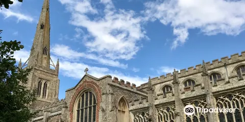St John the Baptist with Our Lady and St Laurence.