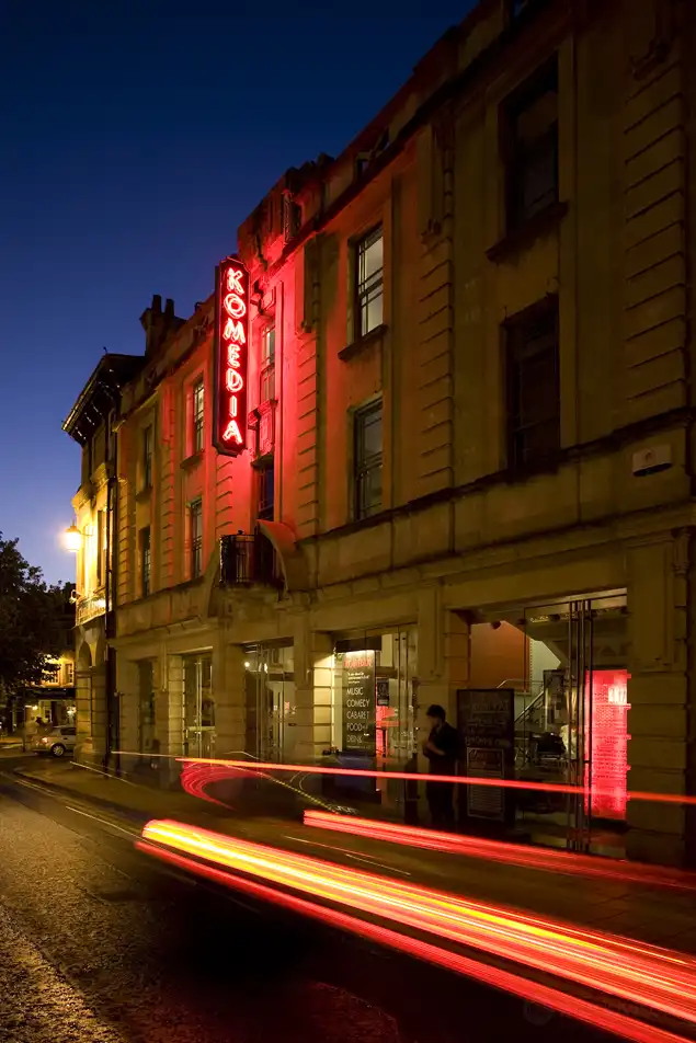 Hotels near Komedia