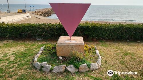 Pink Triangle Monument Against Homophobia