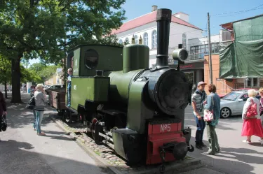 Monument to Parnu Narrow Gauge Railway