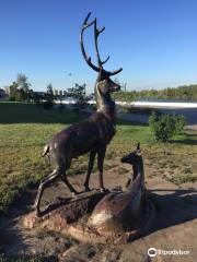 Sculpture Deers