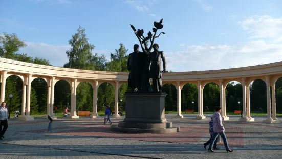 Monument to Pushkin and Abai