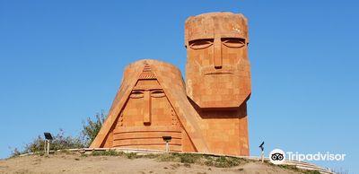 Sculpture "We are our mountains"