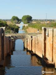 Esclusa cuádruple Frómista Canal de Castilla