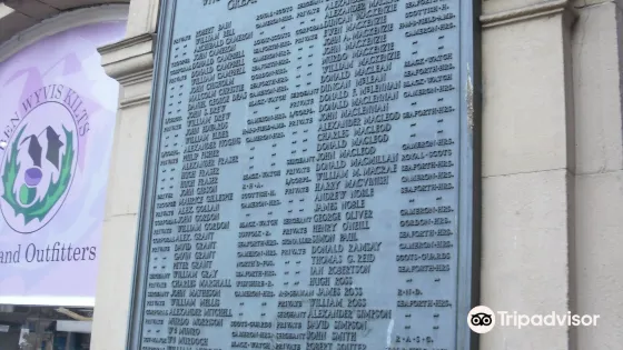 Highland Railway Company 1914-1919 Memorial