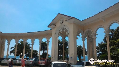 Colonnade at the Promenade of Sukhumi