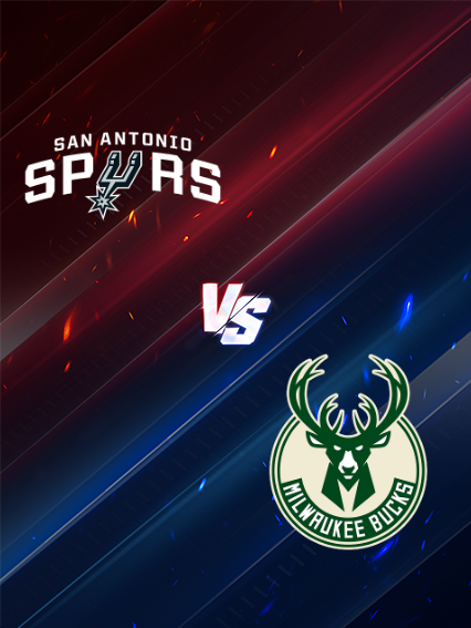 NBA常規賽：聖安東尼奧馬刺 VS 密爾瓦基公鹿 | 聖安東尼奧