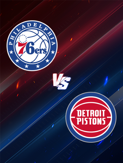 NBA常規賽：費城76人隊 VS 底特律活塞 | null