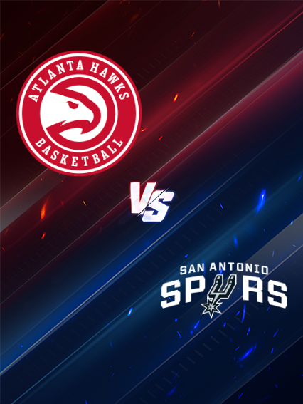 NBA常規賽：亞特蘭大老鷹 VS 聖安東尼奧馬刺 | 亞特蘭大