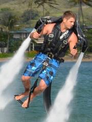 瓦胡島背包噴氣式水上飛行器體驗