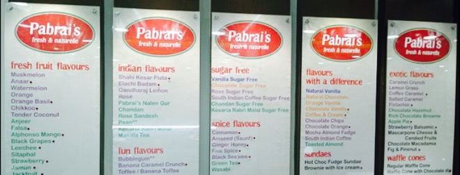 Pabrai's Fresh and Naturelle Ice Creams