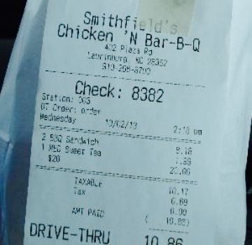 Smithfield's Chicken 'N Bar-B-Q