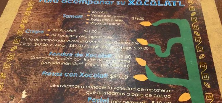 Xocolatl Mexica Encino