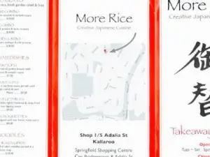 More Rice