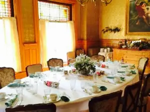 Dining at the Nagle Warren Mansion Bed and Breakfast