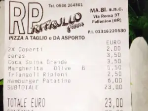 Rifrullo pizza