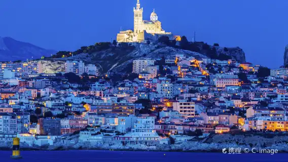 one-day tour to Côte d'Azur National Park, Marseille Old Port, and Notre-Dame de la Garde Basilica