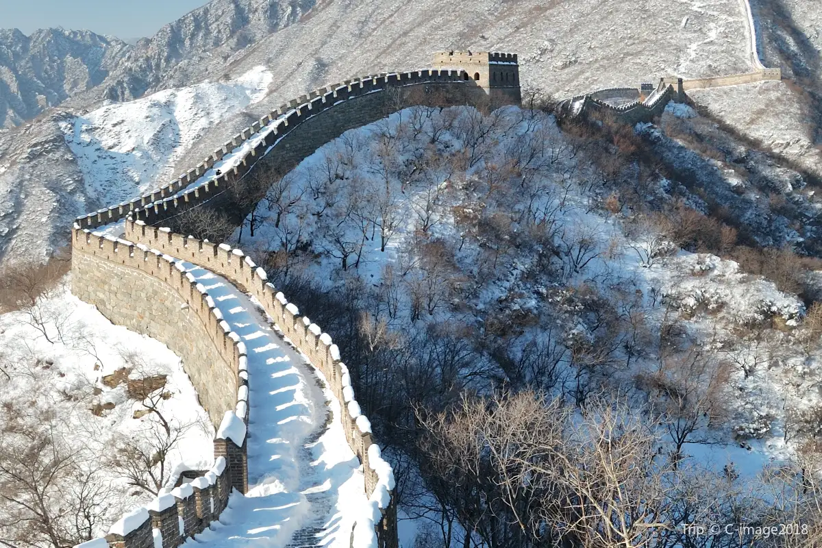 Badaling Great Wall Winter (December–February): Snowy Wonderland with Fewer Crowds