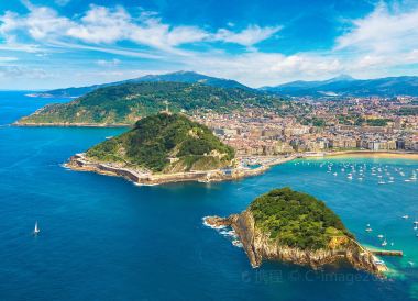 サン・セバスティアン行き飛行機